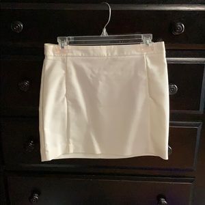 Zara Basic ivory skirt